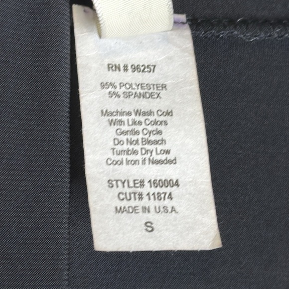 PerSeption Concept Black Sleek Long Sleeve Side Slit Cardigan Size Small - Picture 6 of 7